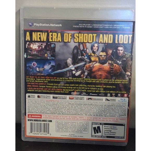 Borderlands 2 PLAYSTATION 3 (PS3) Shooter (Video Game) - Picture 3 of 3